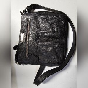 Cole Haan black leather crossbody
